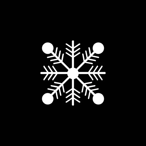 Simbolo dell'icona del fiocco di neve — Vettoriale Stock