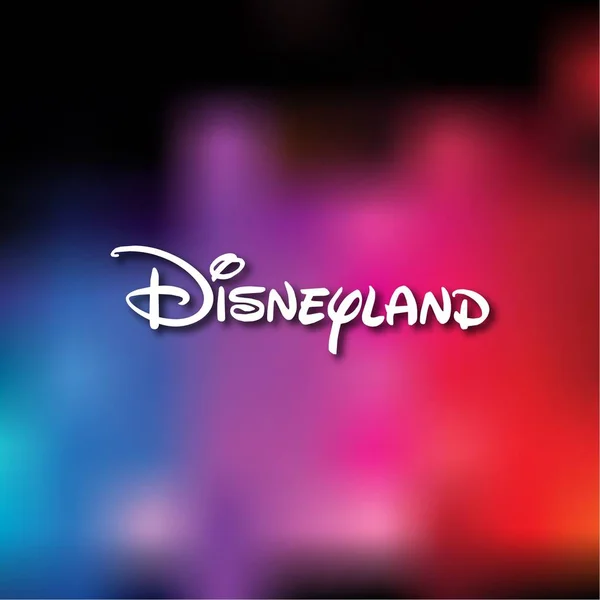 Banner de fita da Disneylândia — Vetor de Stock