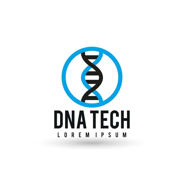 DNA logo simge Stok Vektör
