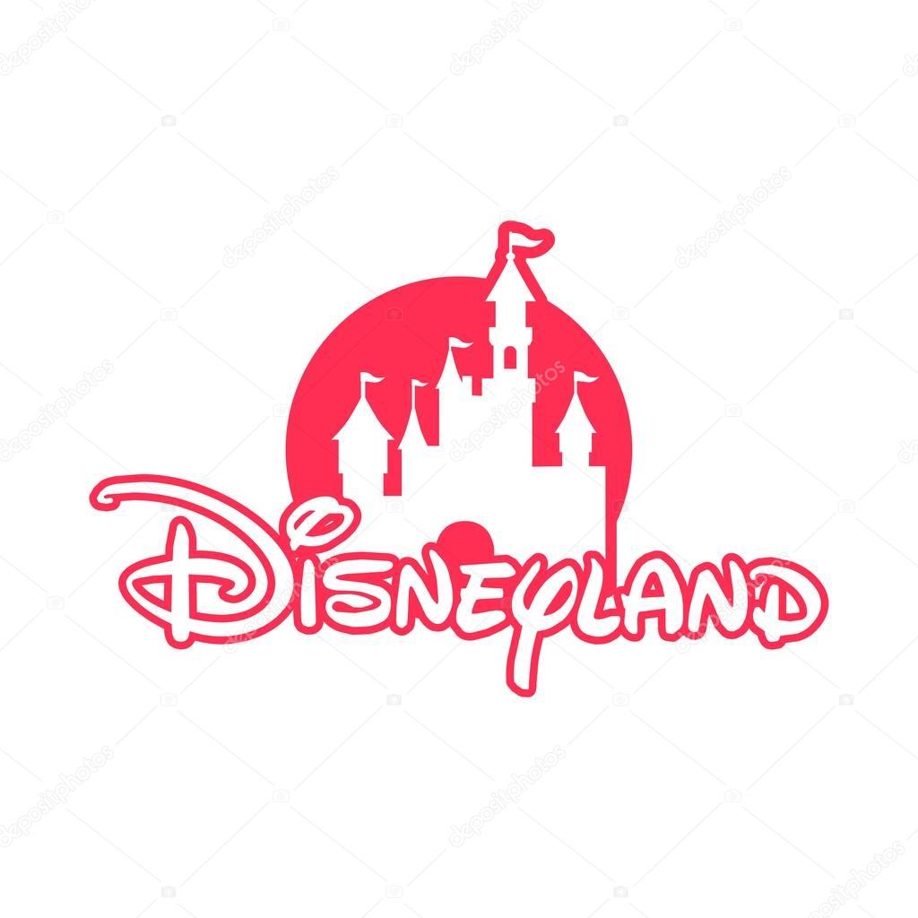 Disneyland Ribbon banner .  vector icon