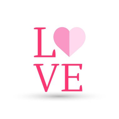 Kalp simgesi. Aşk sembolü.