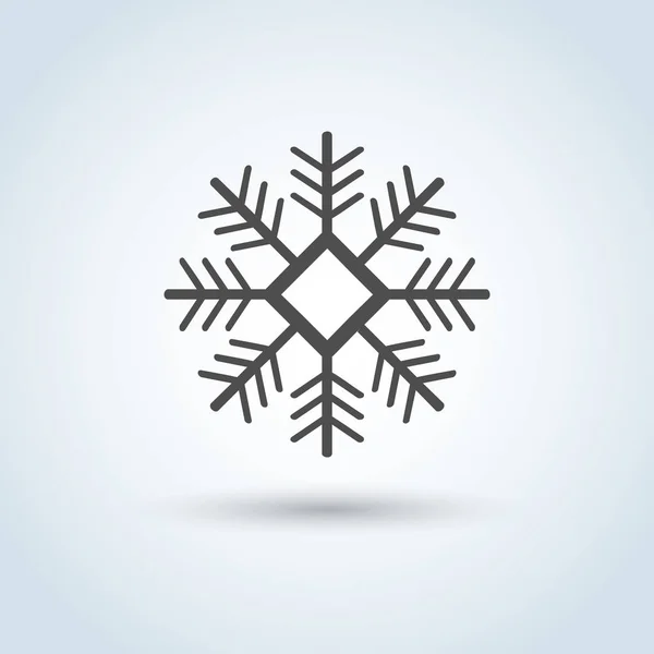 Sneeuwvlok pictogram symbool — Stockvector