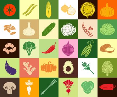 Sebze Icon set web