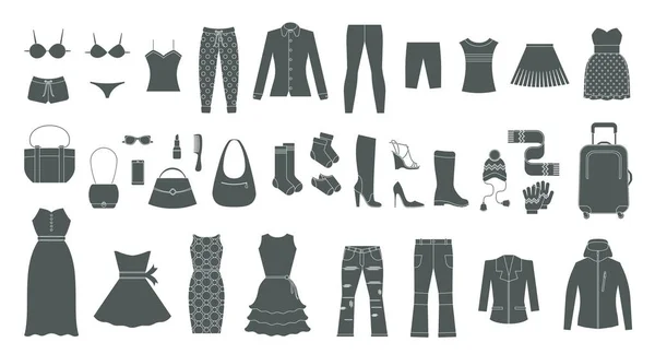 Elementos de moda y estilo — Vector de stock