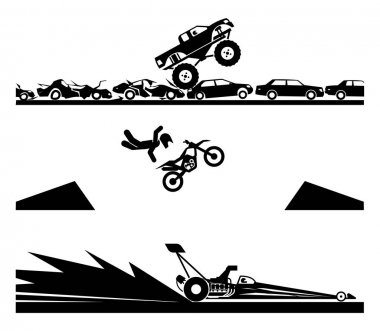 Adrenalin spor sergilenmesi. 
