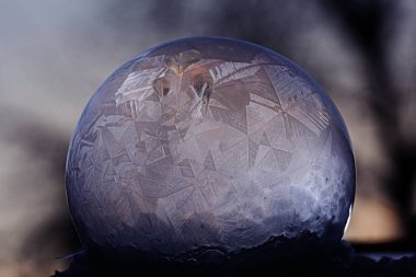 donmuş sabun köpüğü