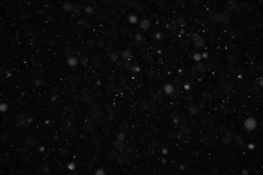 Kış kar yağışı doku