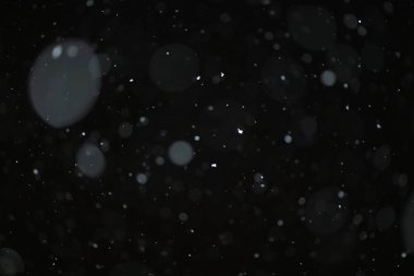 Kış kar yağışı doku