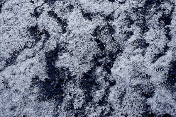 Winter ice texture — Stock Photo, Image