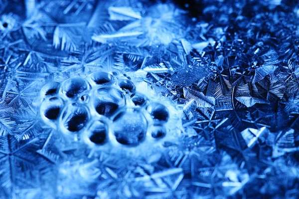 Texture ice crystals — Stock Photo, Image