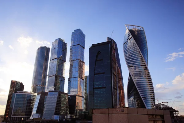 Modern skyscrapers district — Stock Photo, Image