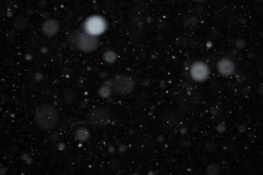 Kış kar yağışı doku