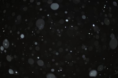 Kış kar yağışı doku