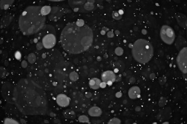 Kış kar yağışı doku