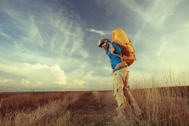yaban hayatı sonbahar adam Gezgin