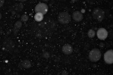 Kış kar yağışı doku