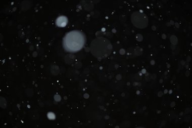 Kış kar yağışı doku