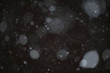 Kış kar yağışı doku