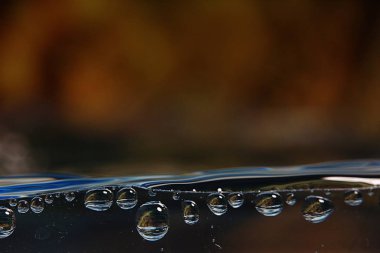 su kabarcıkları fotoğrafı