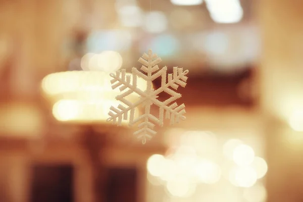Boże Narodzenie dekoracyjne śniegu — Zdjęcie stockowe