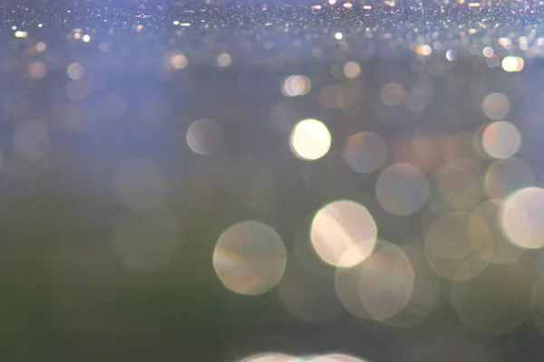 Luce riflessi dorati bokeh — Foto Stock