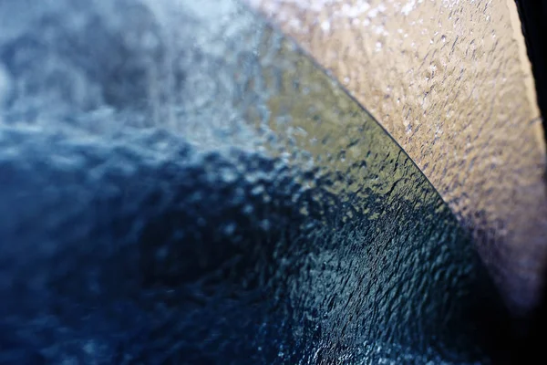 A fagyasztott üveg Ice textúra — Stock Fotó