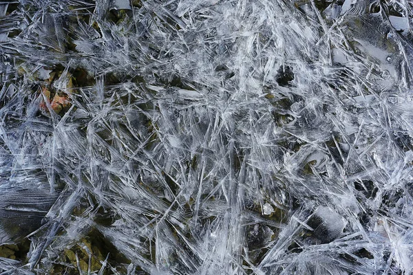 砕いた氷のテクスチャ — ストック写真
