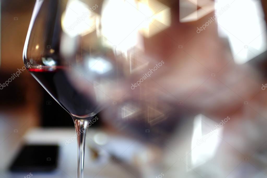Alcohol Beverage in glass at restaurant