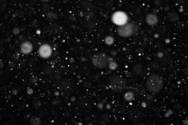 Kış kar yağışı doku