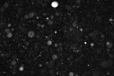 Kış kar yağışı doku