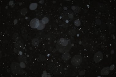 Kış kar yağışı doku