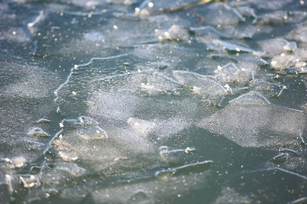 Texture ice crystals — Stock Photo, Image