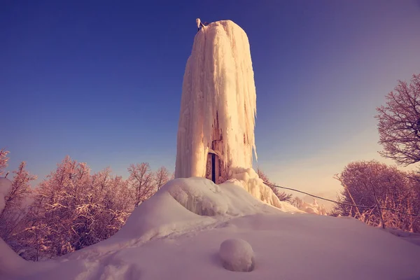 놀라운 겨울 풍경 — 스톡 사진