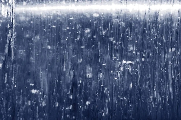 Ice texture on the frozen glass — Stock Photo, Image