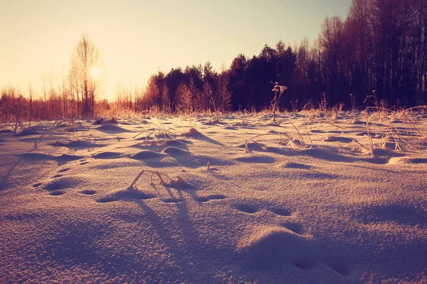 Incredibile paesaggio invernale — Foto Stock