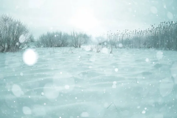 Neve nel paesaggio invernale — Foto Stock