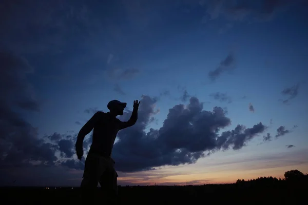 Yaban hayatı sonbahar adam Gezgin — Stok fotoğraf