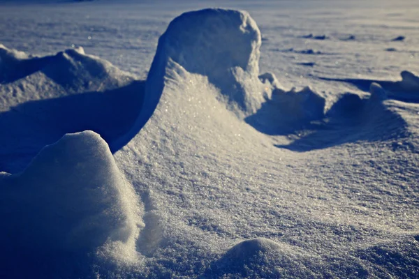 白雪纹理 — 图库照片