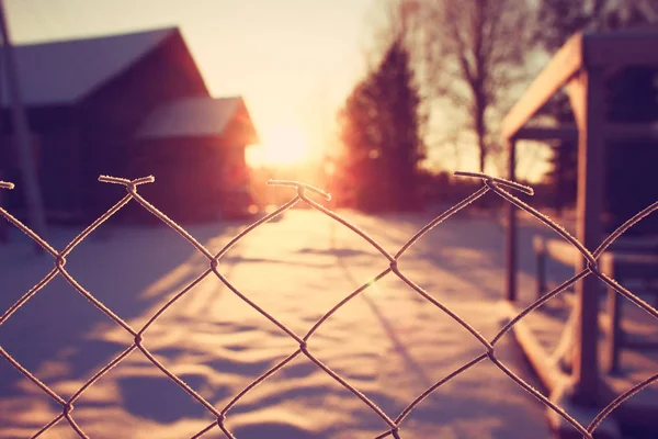 Increíble paisaje de invierno — Foto de Stock