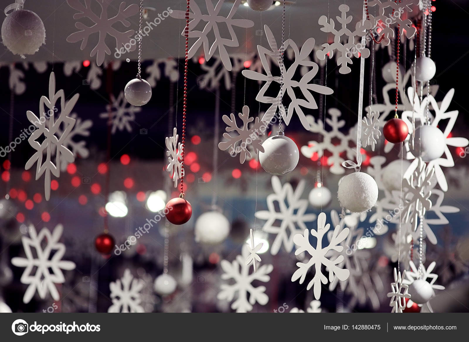 Christmas Decorative Snowflakes Stock Photo C Xload 142880475