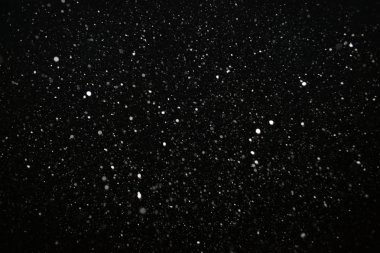 Kış kar yağışı doku