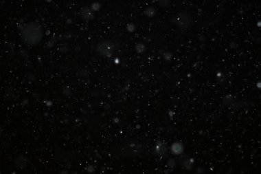 Kış kar yağışı doku