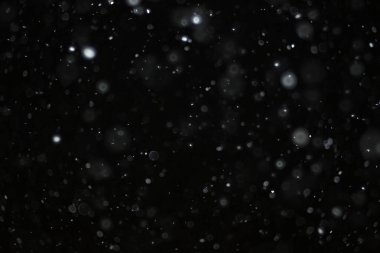 Kış kar yağışı doku