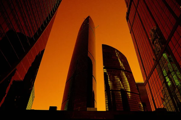 Modern felhőkarcolók kerület — Stock Fotó