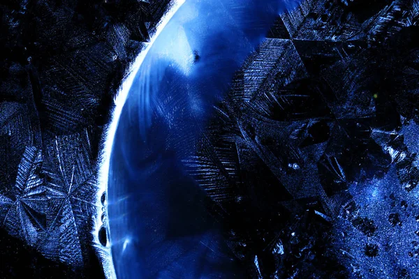 テクスチャ氷結晶 — ストック写真