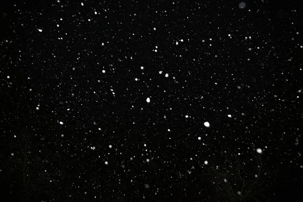 Vinter snöfall textur — Stockfoto