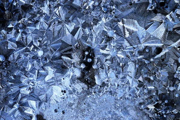 Texture ice crystals — Stock Photo, Image