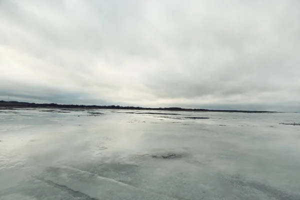 Inverno paisagem nevada — Fotografia de Stock