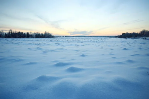 Vintersnölandskap — Stockfoto