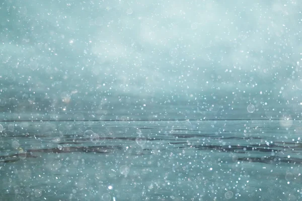 Paisagem rural de inverno nevado — Fotografia de Stock